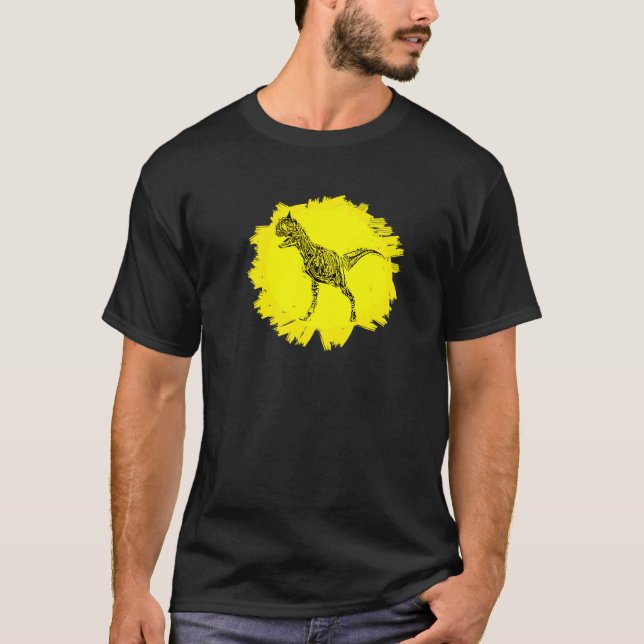Carnotaurus Dinosaurier Dino T-Shirt (Vorderseite)