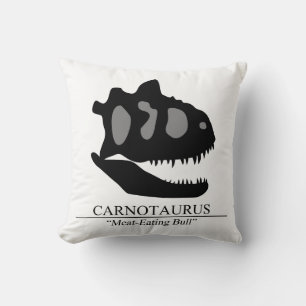 Carnotaurus Skull Kissen