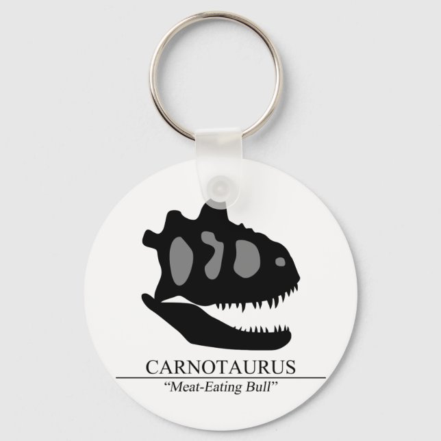 Carnotaurus Skull Schlüsselanhänger (Vorderseite)