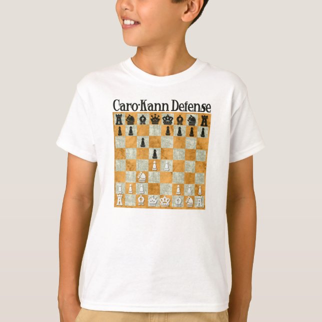 Caro-Kann Verteidigung T-Shirt (Vorderseite)
