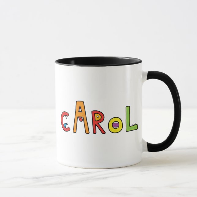 "Carol" Monster-Buchstaben Tasse (Rechts)