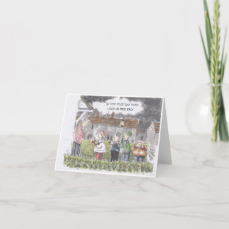 Carol Singers - Carte de Noël