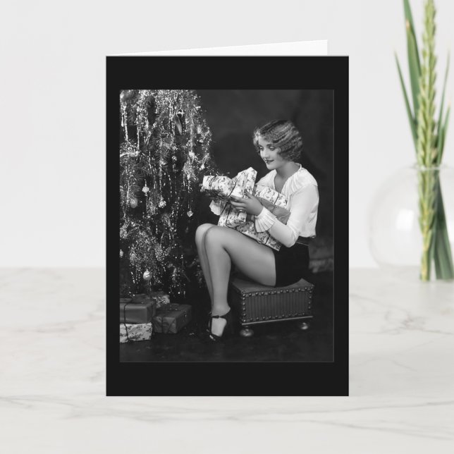 Carole Lombard Christmas Feiertagskarte (Vorderseite)