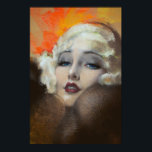 Carole Lombard Portrait Art Deco Poster<br><div class="desc">Mit diesem schönen pastellfarbenen Portrait der Hollywood-Filmlegende Carole Lombard erfassen Sie den Glamour der 20er Jahre. Dieses atemberaubende Vintage Kunstwerk ist perfekt für Liebhaber amerikanischer Kunst, Art Déco, Art Nouveau und Erinnerungen aus dem 19. Jahrhundert. Mit diesem klassischen Kunstwerk aus den 20er Jahren, das im Art-Déco-Stil gehalten ist, können Sie...</div>