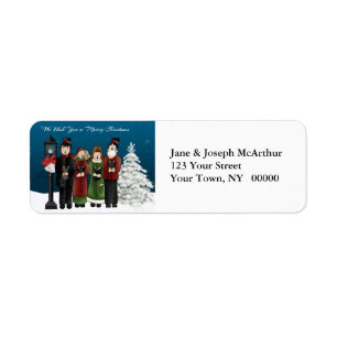 Carolers-Winter-Szene