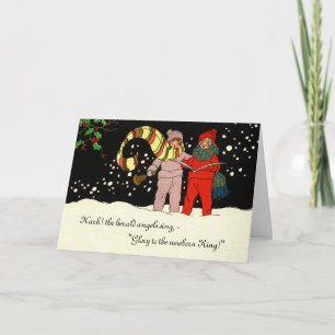 Caroleurs de cartes de Noël Vintage