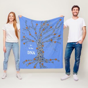 Carolina Basketball in unserer DNA Fleecedecke