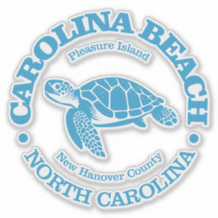 Carolina Beach (Meeresschildkröte) Aufkleber