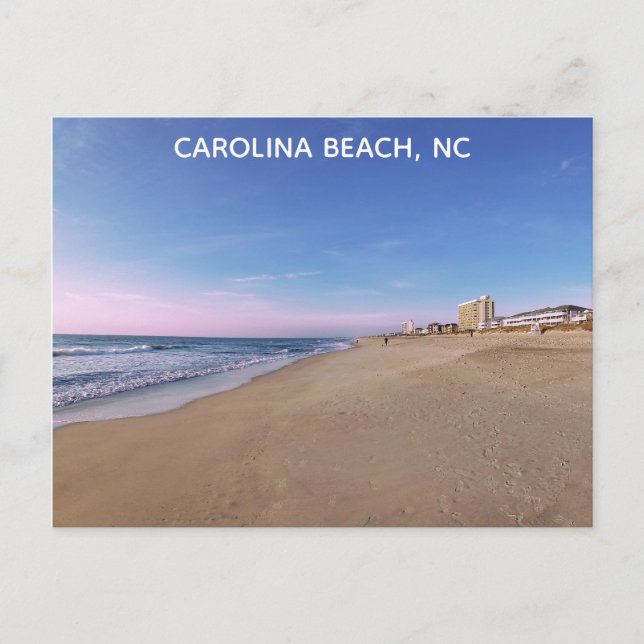 Carolina Beach North Carolina Reisen Postkarte (Vorderseite)