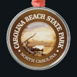 Carolina Beach SP Ornament Aus Metall<br><div class="desc">Carolina Beach Staat Park,  North Carolina.</div>