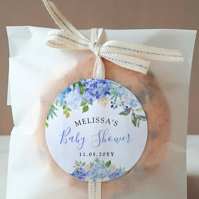 Carolina Bloom Bouquet | Babydusche Runder Aufkleber (Von Creator hochgeladen)