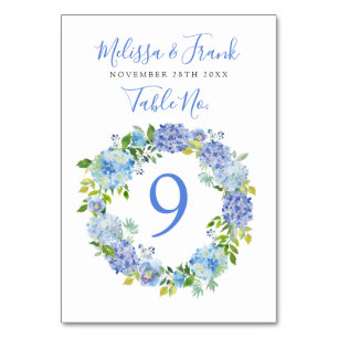 Carolina Bloom   Wild Floral Wreath Tischnummer