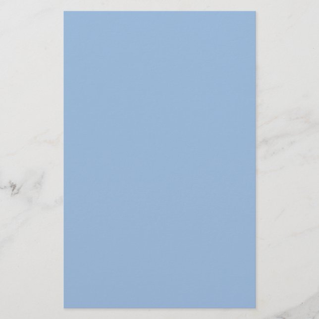 Carolina Blue Solid Color Briefpapier (Vorderseite)