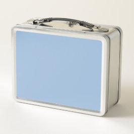 Carolina Blue Solid Color Metall Brotdose