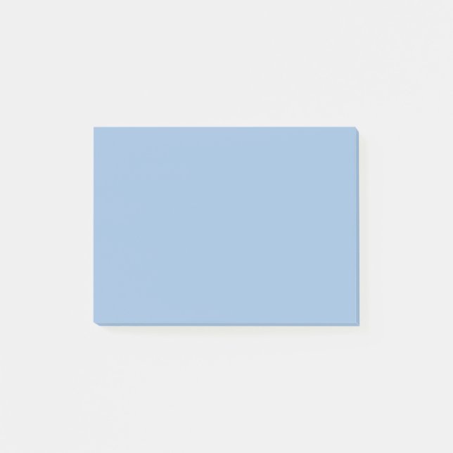 Carolina Blue Solid Color Post-it Klebezettel (Vorderseite)