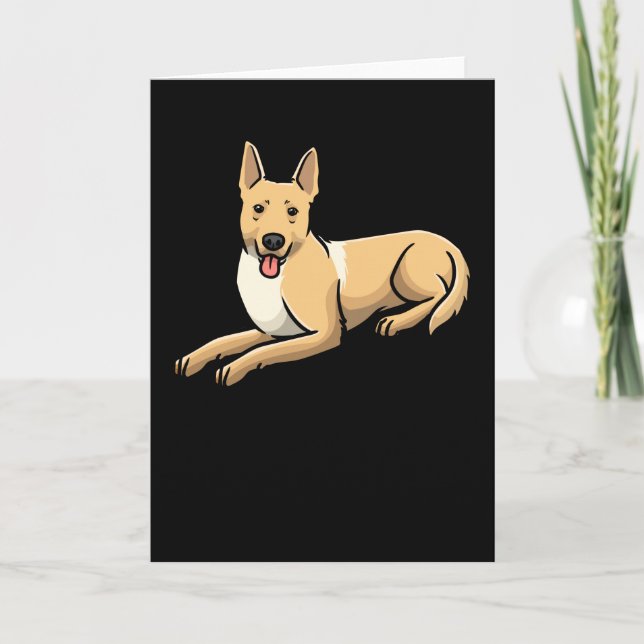 Carolina Dog Karte (Vorderseite)