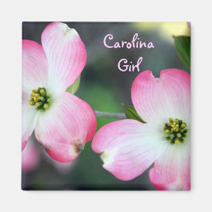 Carolina Girl Pink Dogwood Magnet