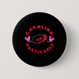 Carolina Hurricanes Valentine Hearts Nhl Offiziell Button