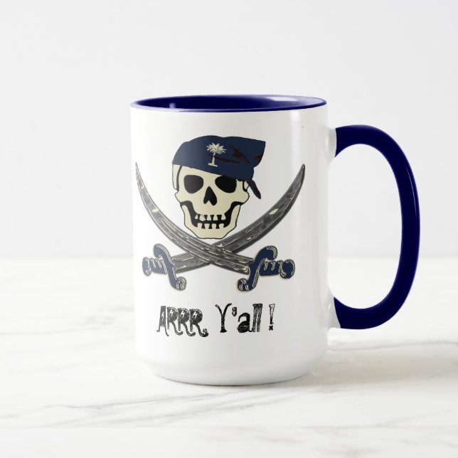 Carolina-Piraten-Kaffee-Tasse Tasse (Rechts)