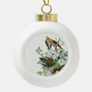 Carolina-Schildkröte-Taube, Vögel von Amerika Keramik Kugel-Ornament