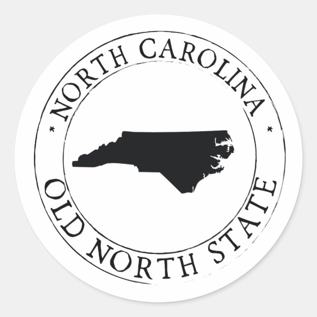 Carolina-Sticker-Umschlag Aufkleber (Vorderseite)