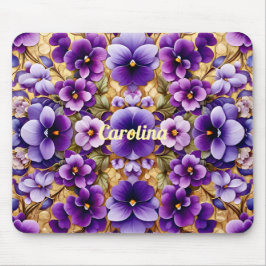 CAROLINA ~ Violets und Gold ~ Mousepad