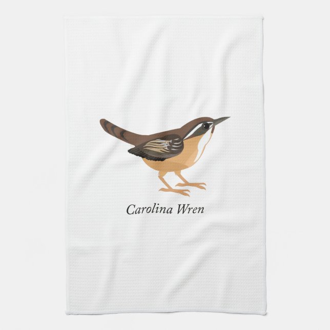 Carolina Wren Handtuch (Vertikal)