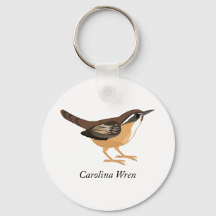 Carolina Wren Schlüsselanhänger