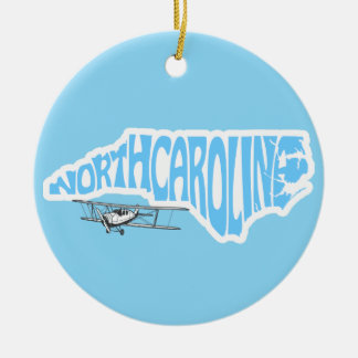 Caroline du Nord Première en vol ornement de Noël