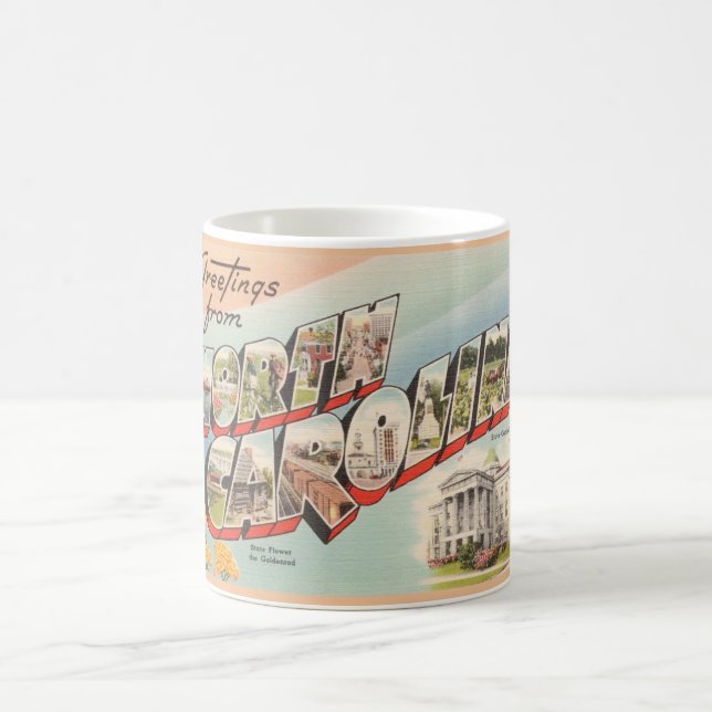 Caroline du Nord Salutations Mug (Centre)