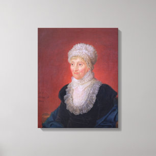 Caroline Herschel , 1829 Leinwanddruck