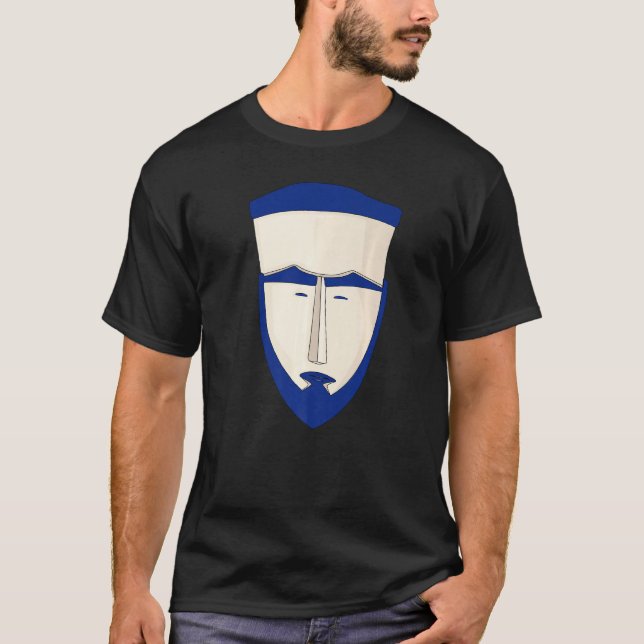 Caroline Islands Carolines Tribal Face Mask T-Shirt (Vorderseite)
