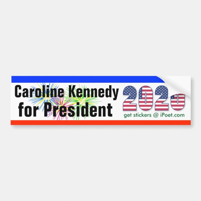 CAROLINE KENNEDY FÜR PRÄSIDENTENAutoaufkleber 2020 Autoaufkleber (Vorne)