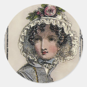 Caroline Runder Aufkleber