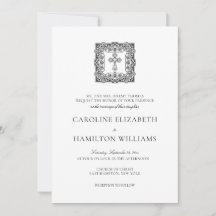 Caroline Simple Black Script Christlich Wedding