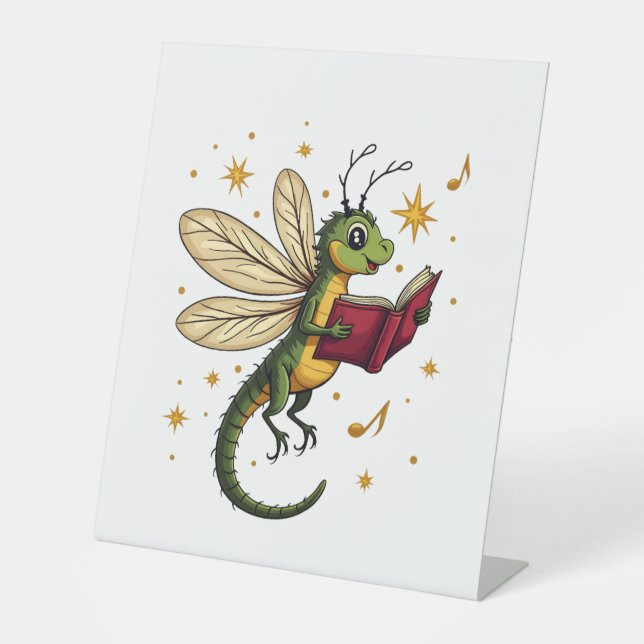 Caroling Dragonfly Sockelschild (Vorderseite)