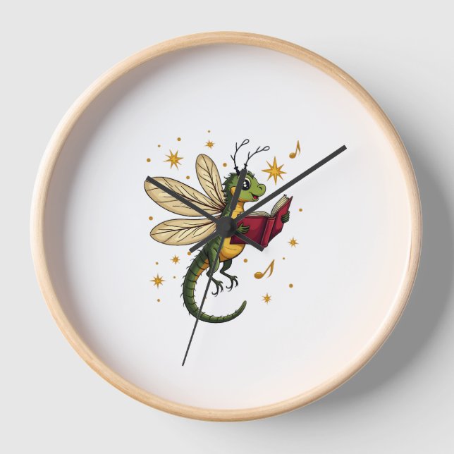 Caroling Dragonfly Uhr (Vorderseite)
