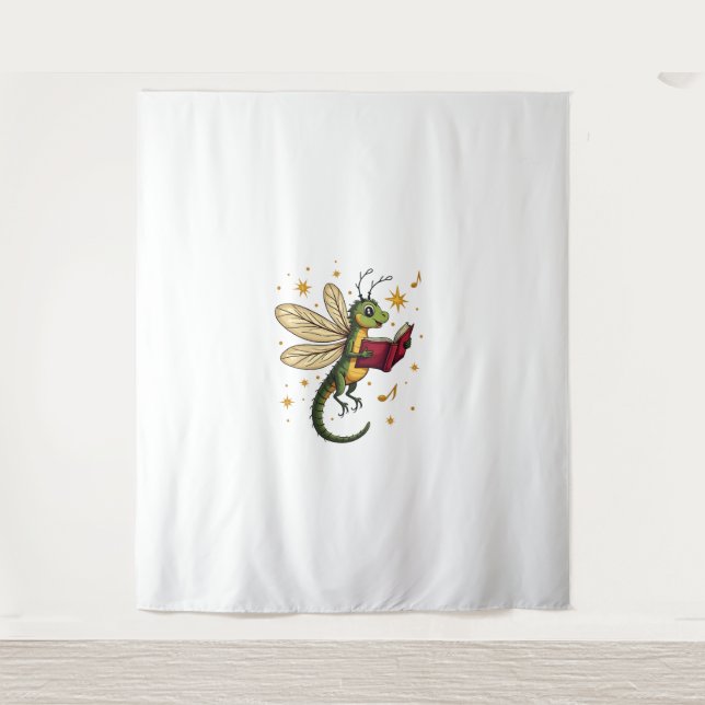 Caroling Dragonfly Wandteppich (Vorderseite)