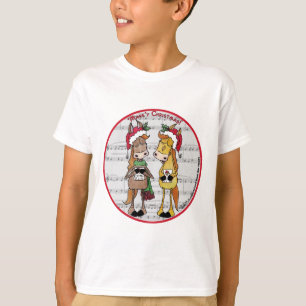 Caroling Horses - 'Mare'y Christmas T-Shirt