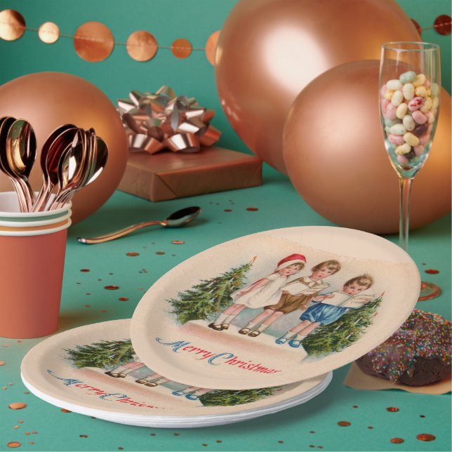 Caroling Kids Christmas Paper Teller (Multi)