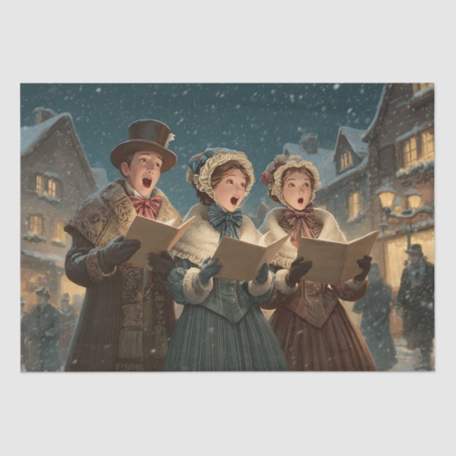 Caroling Seidenpapier (Vorderseite)