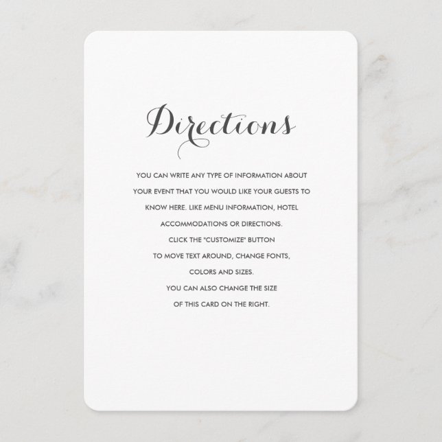 Carolyna Wedding Insert (Vorderseite)