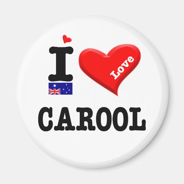 CAROOL - I Liebe Magnet (Vorne)