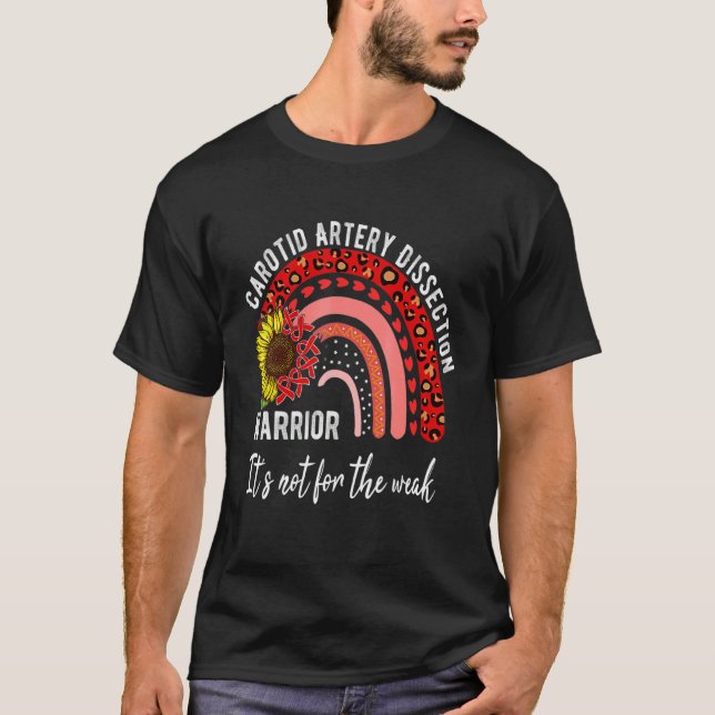 Carotid Artery Dissection Awareness T-Shirt (Vorderseite)