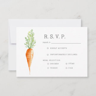Carotte biologique | Aquarelle RSVP