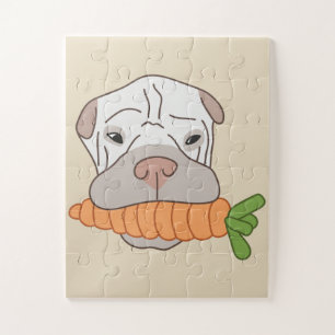 Carotte de puzzle de paddy d'enfants - art par