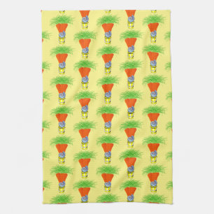 Carottes Cuisine Jaune Serviette à main