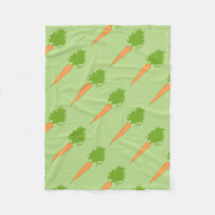 Carottes orange - Couverture en polaire personnali