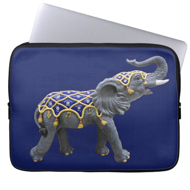 Carousel Animal Elephant Foto Laptop Sleeve (Vorderseite)