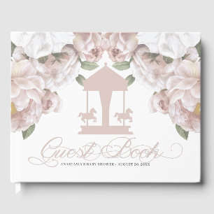 Carousel Baby shower Livre d'Invité